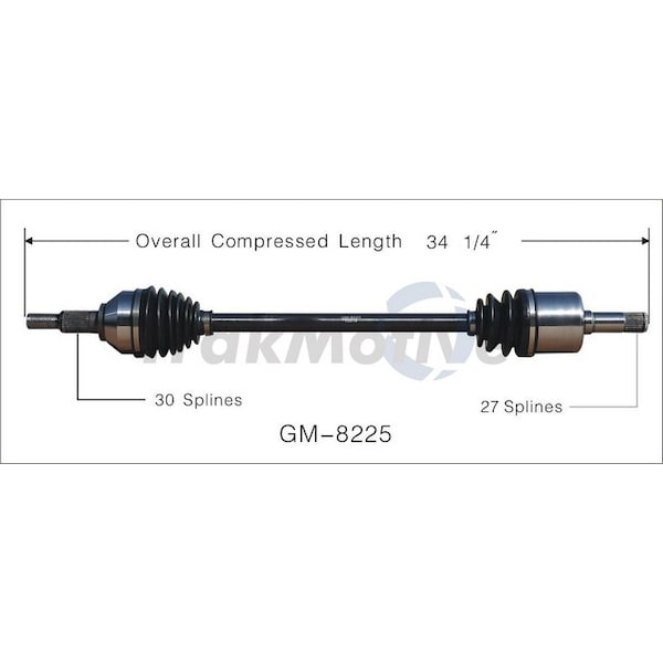 Surtrack Axle Cv Axle Shaft, Gm-8225 GM-8225 - main